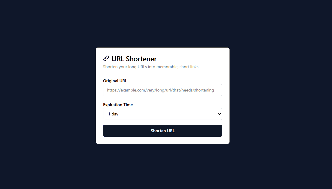 A URL shortener to share link with friends.